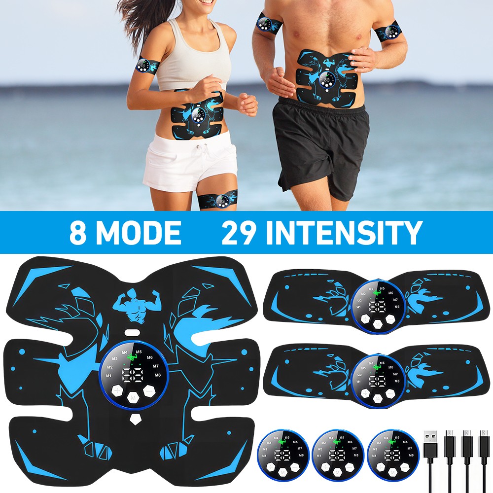 Ab EMS Muscle Stimulator Fitness Trainer Abdominal Training Electric Weight Loss