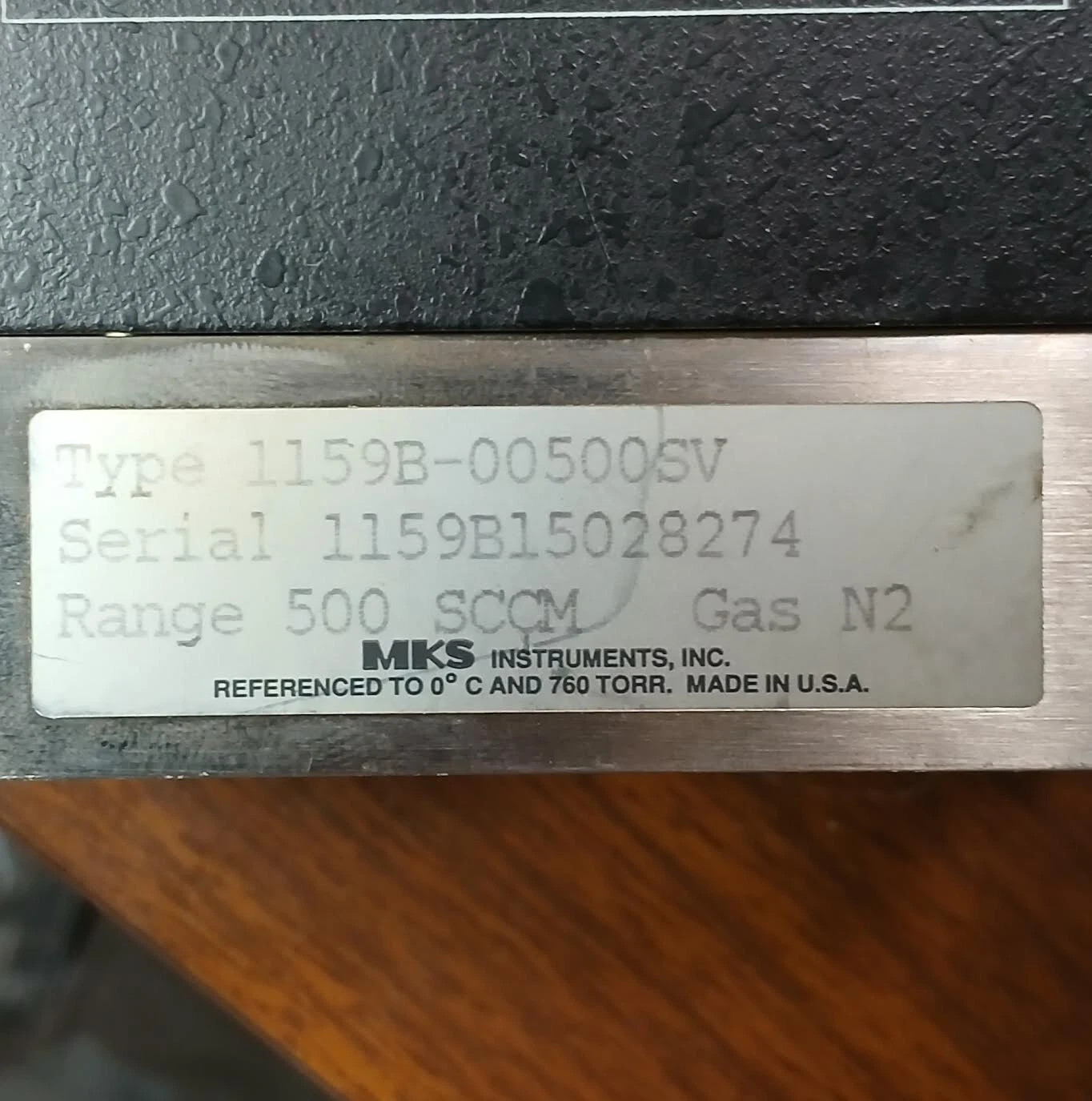 MKS Instuments Flow Controller 1159B-00500SV
