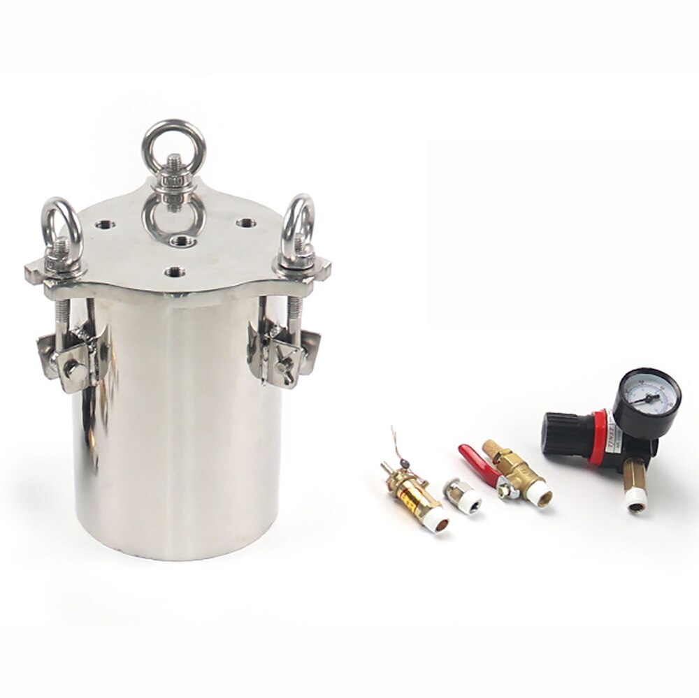 304 Stainless Steel Dispenser Pressure Tank Pressure Barrel Dispensing Valve 2L