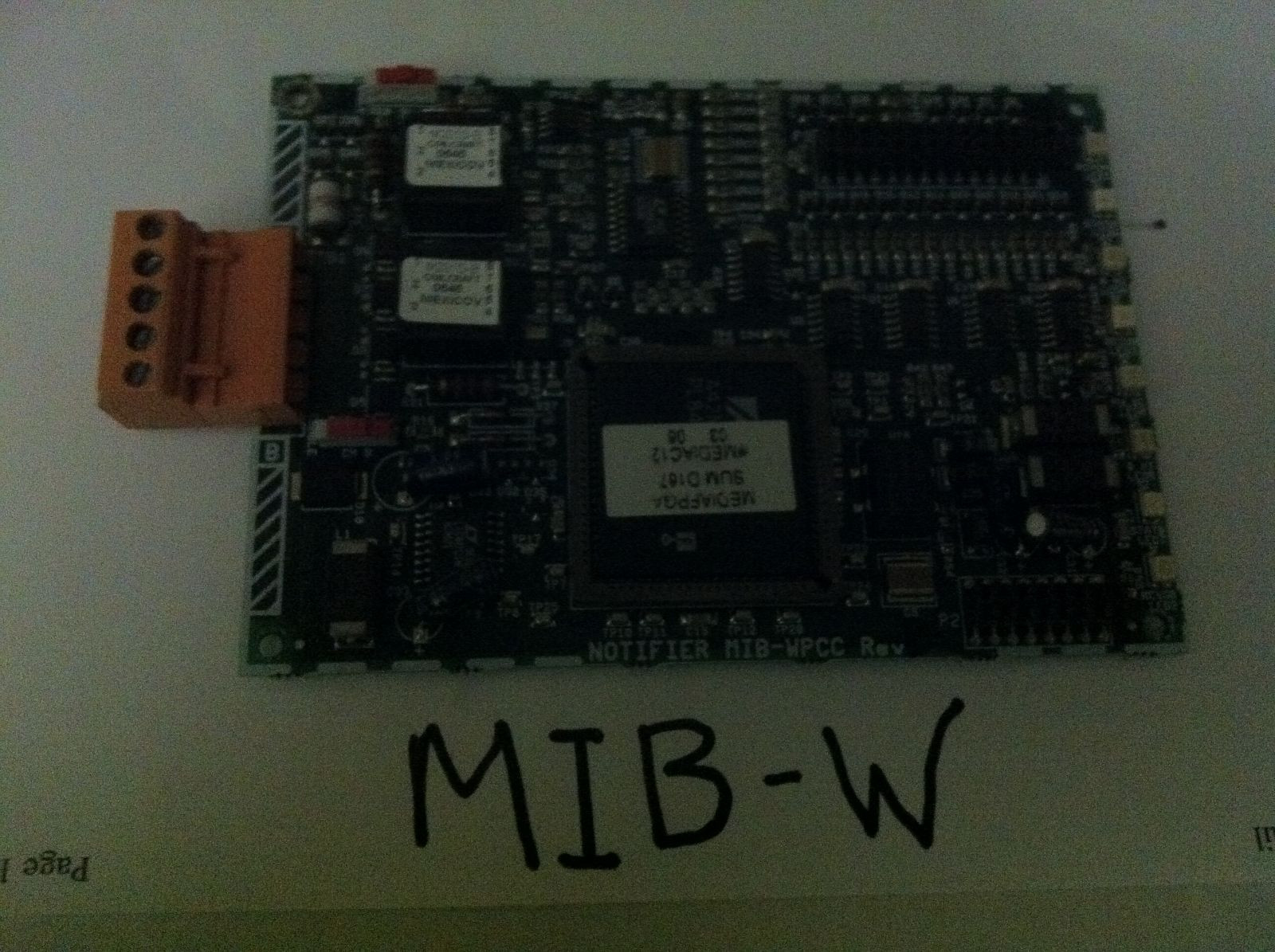 NOTIFIER MIB-W   "USED"