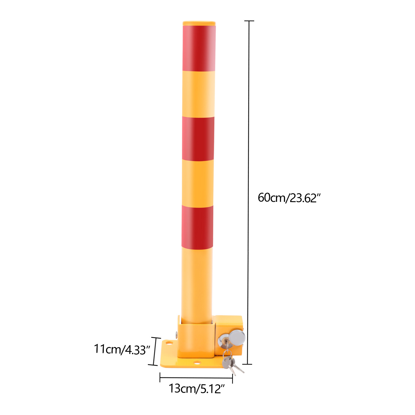 Automatic Locking Parking Post Safety Bollard Iron Pipe Traffic Security Barrier