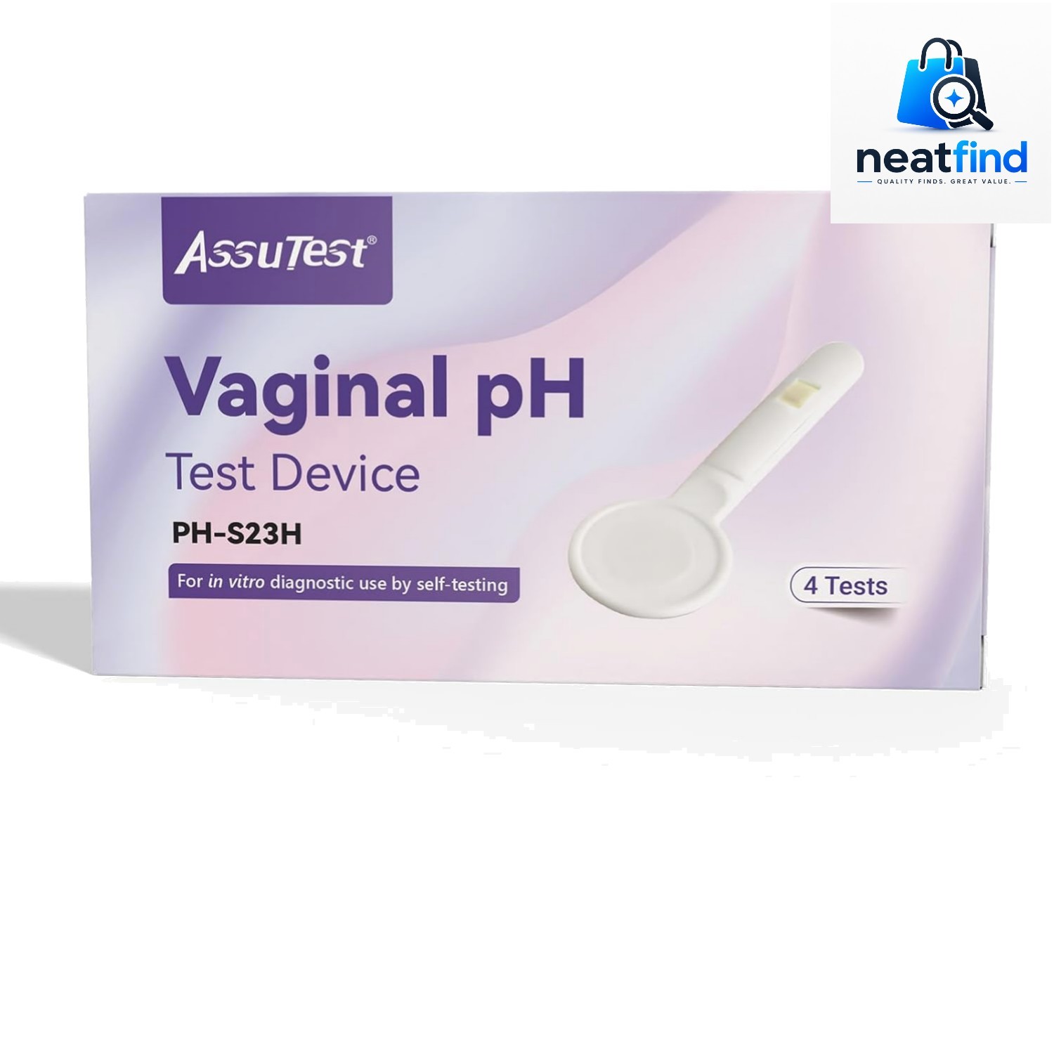 Vaginal pH  Strips for Women - 4 Tests At-Home | At-Home BV pH Balance , Yeas...