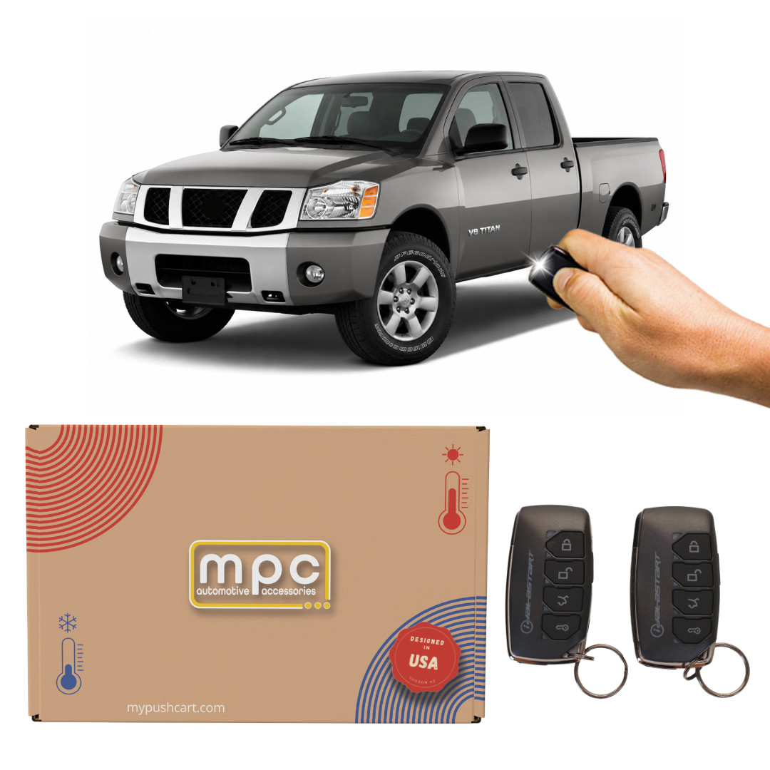 4-Button Remote Starter For 2005-2007 Nissan Titan - Gas - Key-To-Start