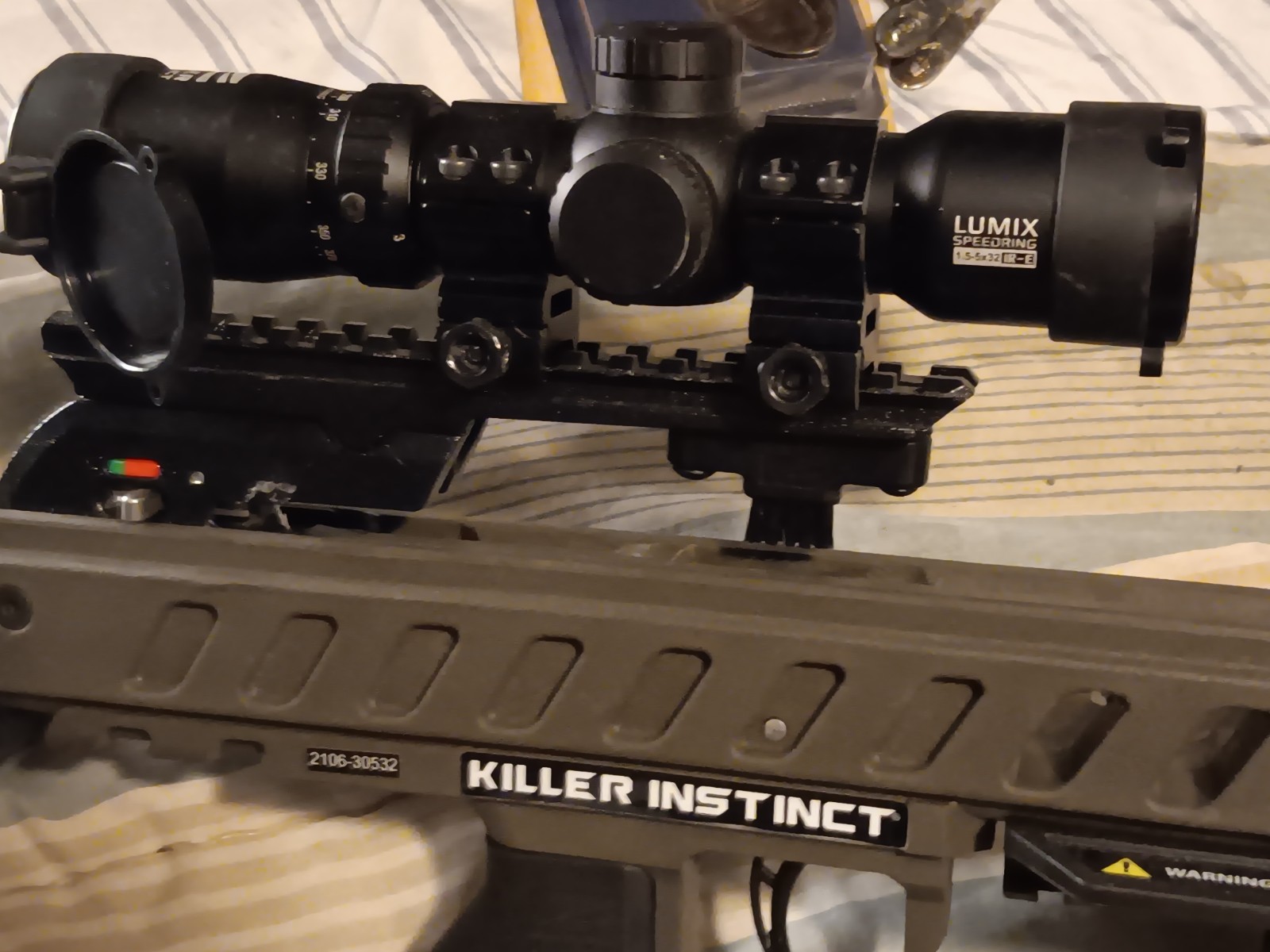 Killer Instinct Fuel 415 Crossbow Black Camo with Lumix Scope
