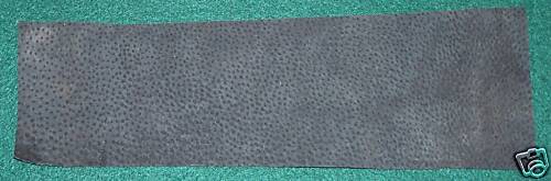 CLOTHING GRADE BLACK PIGSKIN LEATHER WRAP FOR CUEHANDLE