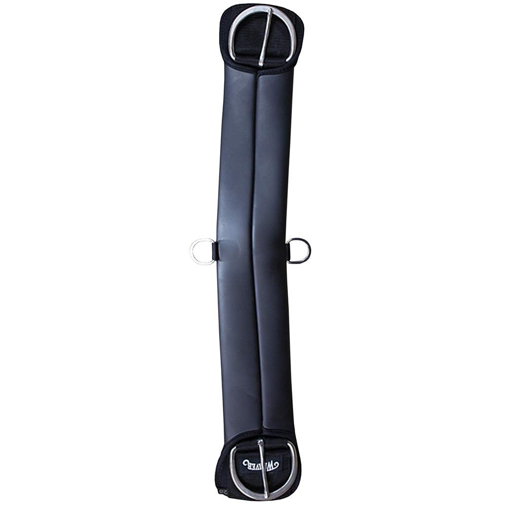 Weaver Equine Straight Cinch 32" Black Neoprene Sleeve Heavy Webbing