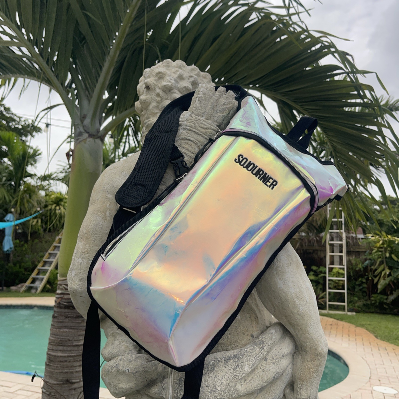 SOJOURNER Hydration Pack Backpack - 2L Water Bladder for Festivals, Raves, Hi...