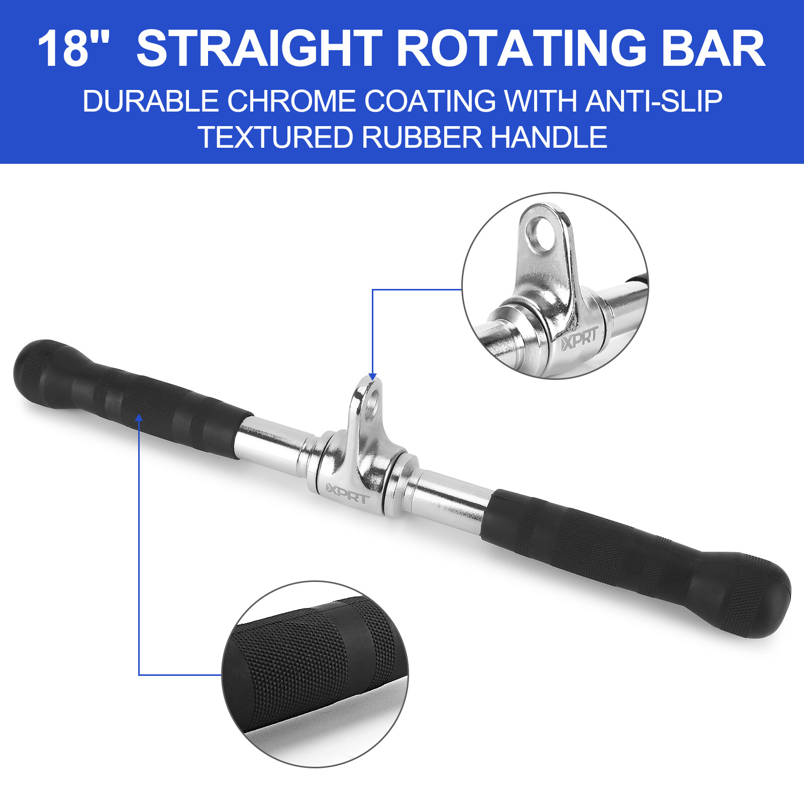 XPRT Fitness Tricep Press Down Cable Attachment Pull Down Accessories