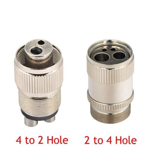 Dental Adapter Changer Connector 2 to 4Hole/4 to 2Hole for High Speed Handpiece