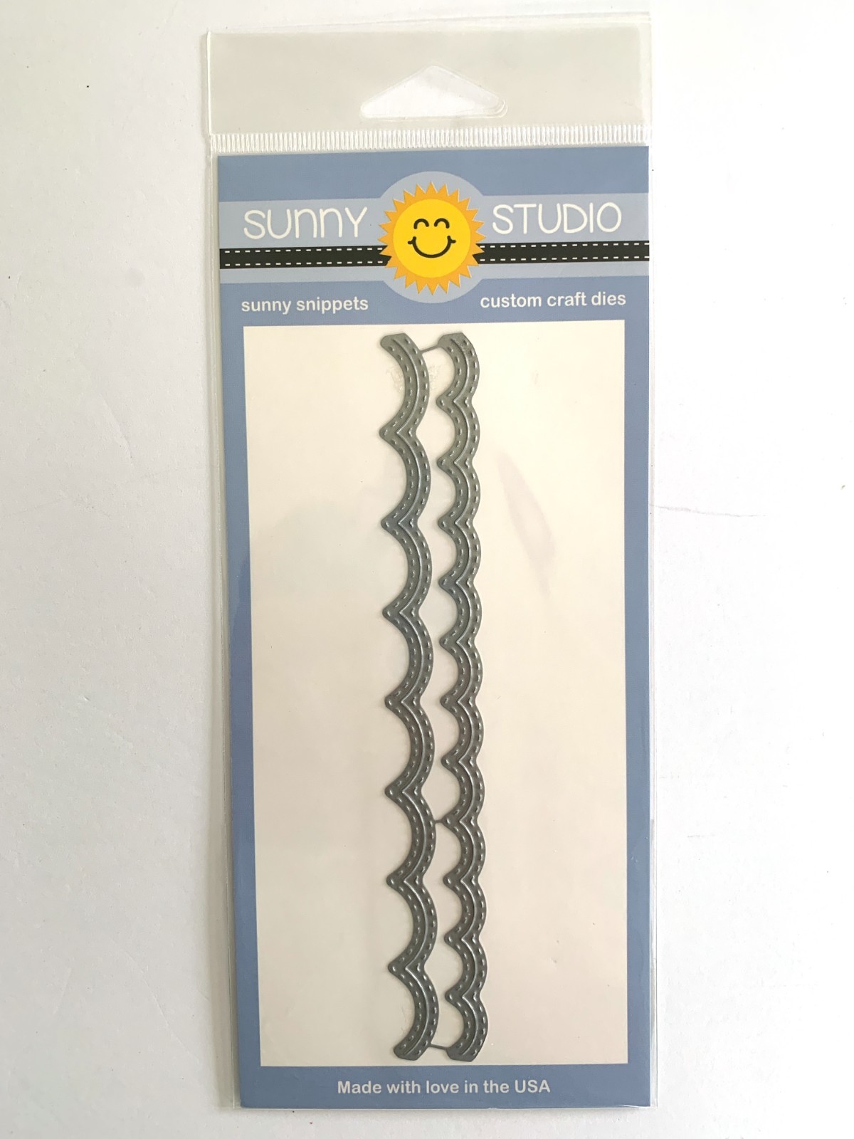 Sunny Studio STITCHED SCALLOPS Borders