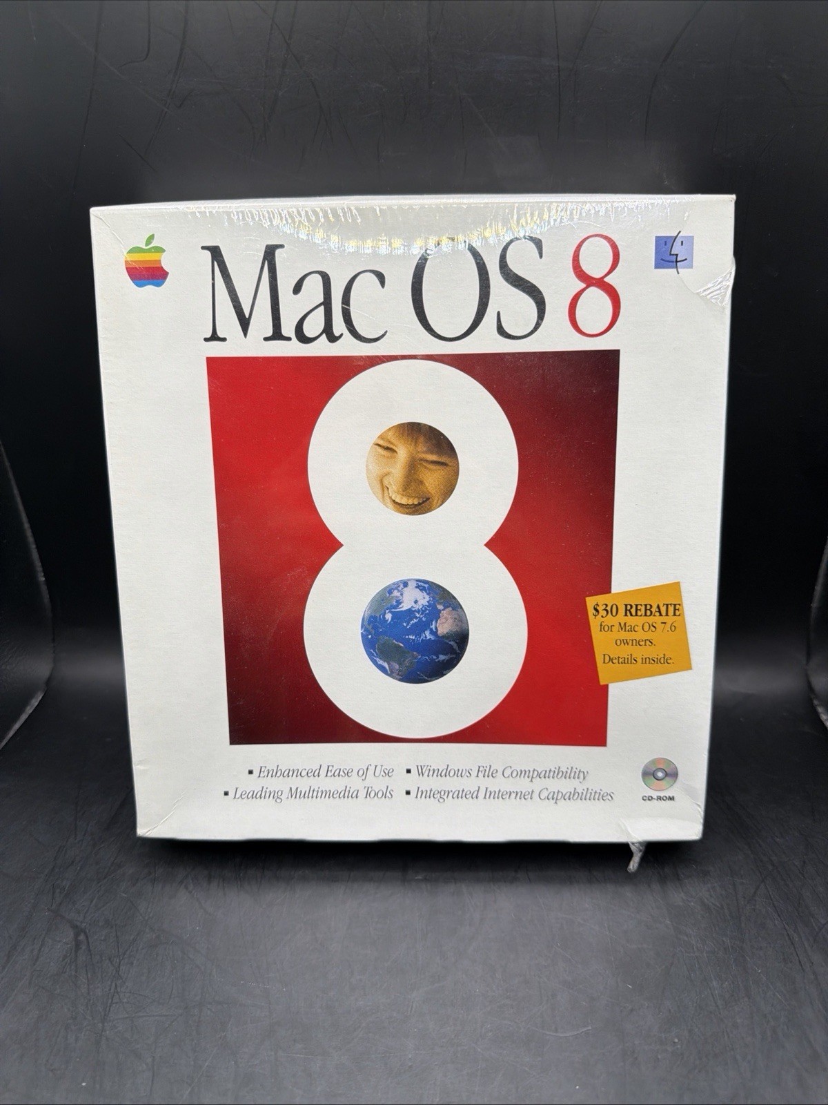 Apple Mac OS 8.1 Sealed CD-ROM Retail Box 1997 Vintage Operating System NOS New