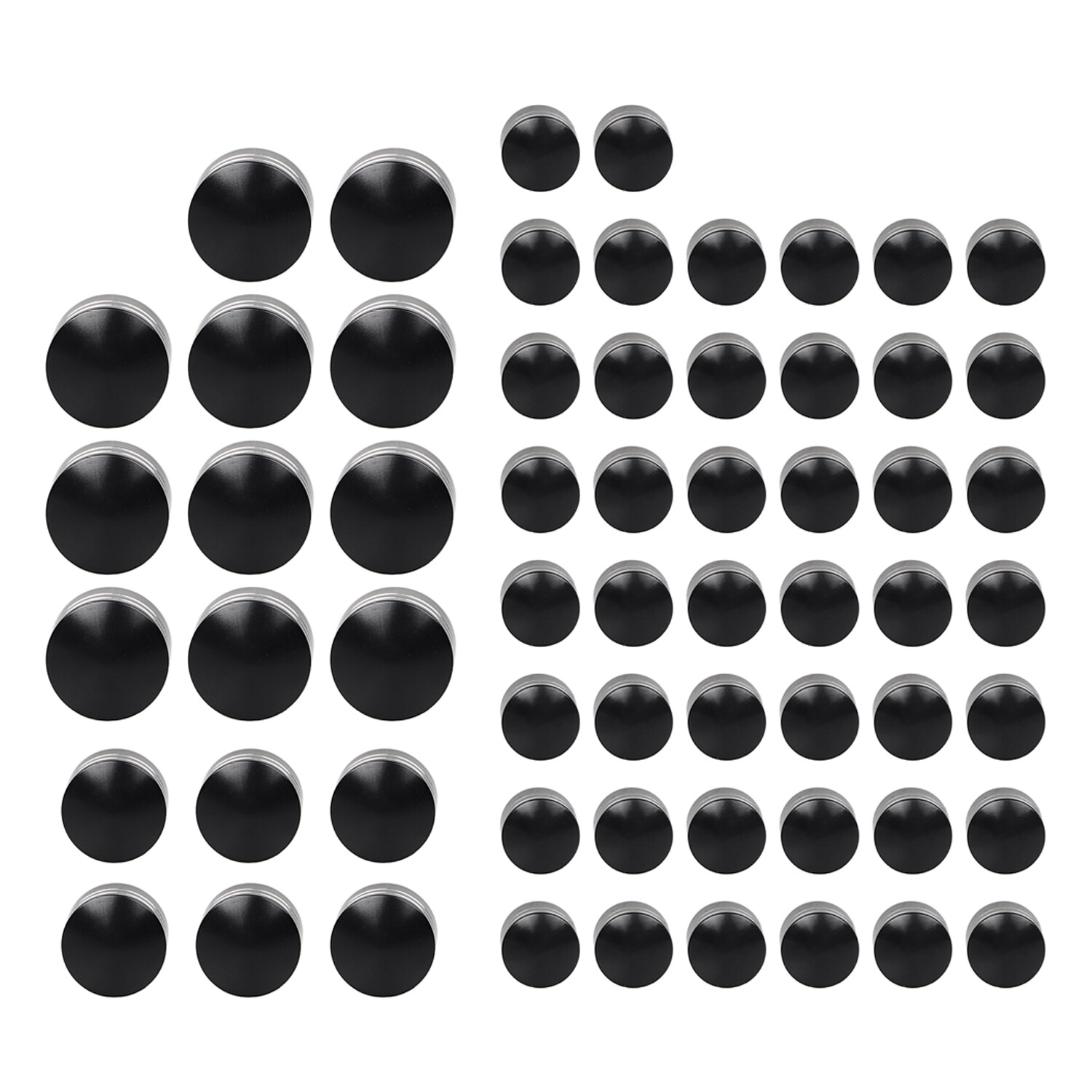 Black Cut Engine Bolt Toppers Caps Cover Fit For Harley Road King Electra Glide