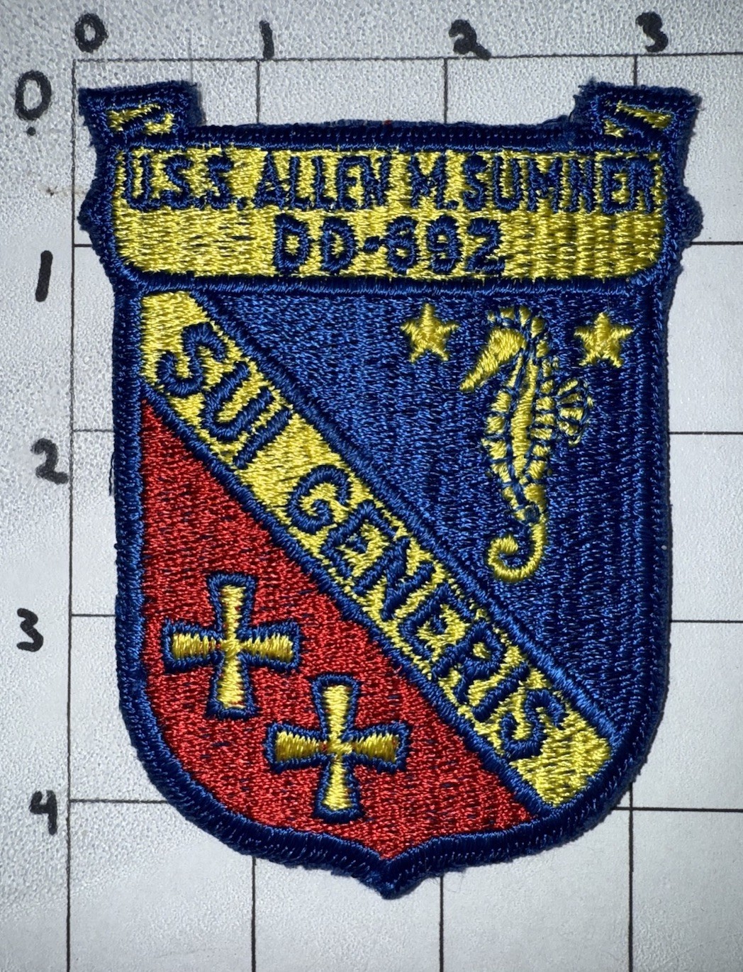 Vietnam War - 1970s USN USS Allen M. Sumner DD-692 Patch (22)