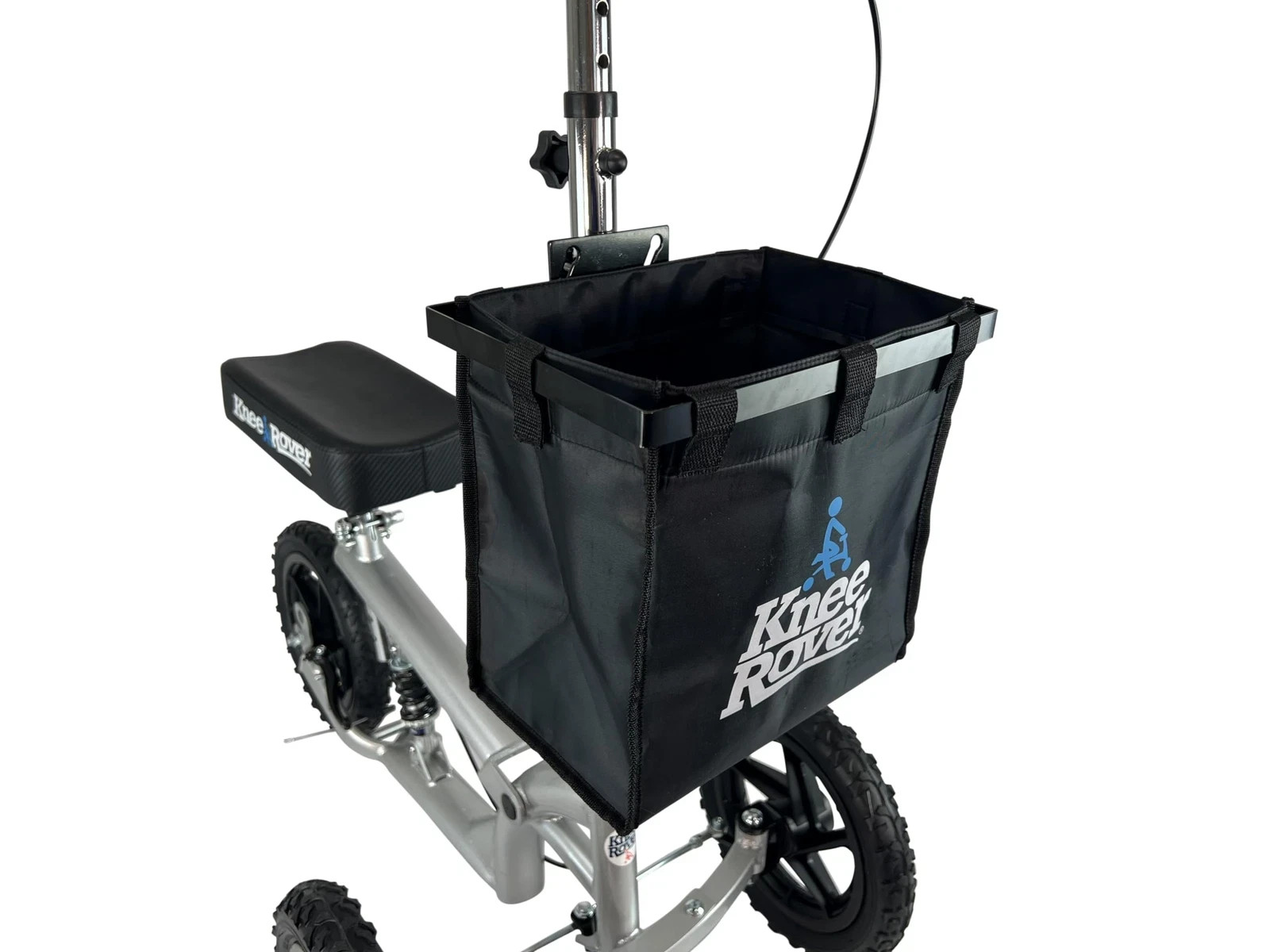 Deluxe Knee Scooter Basket Accessory with Large Capacity - Knee Rover Basket