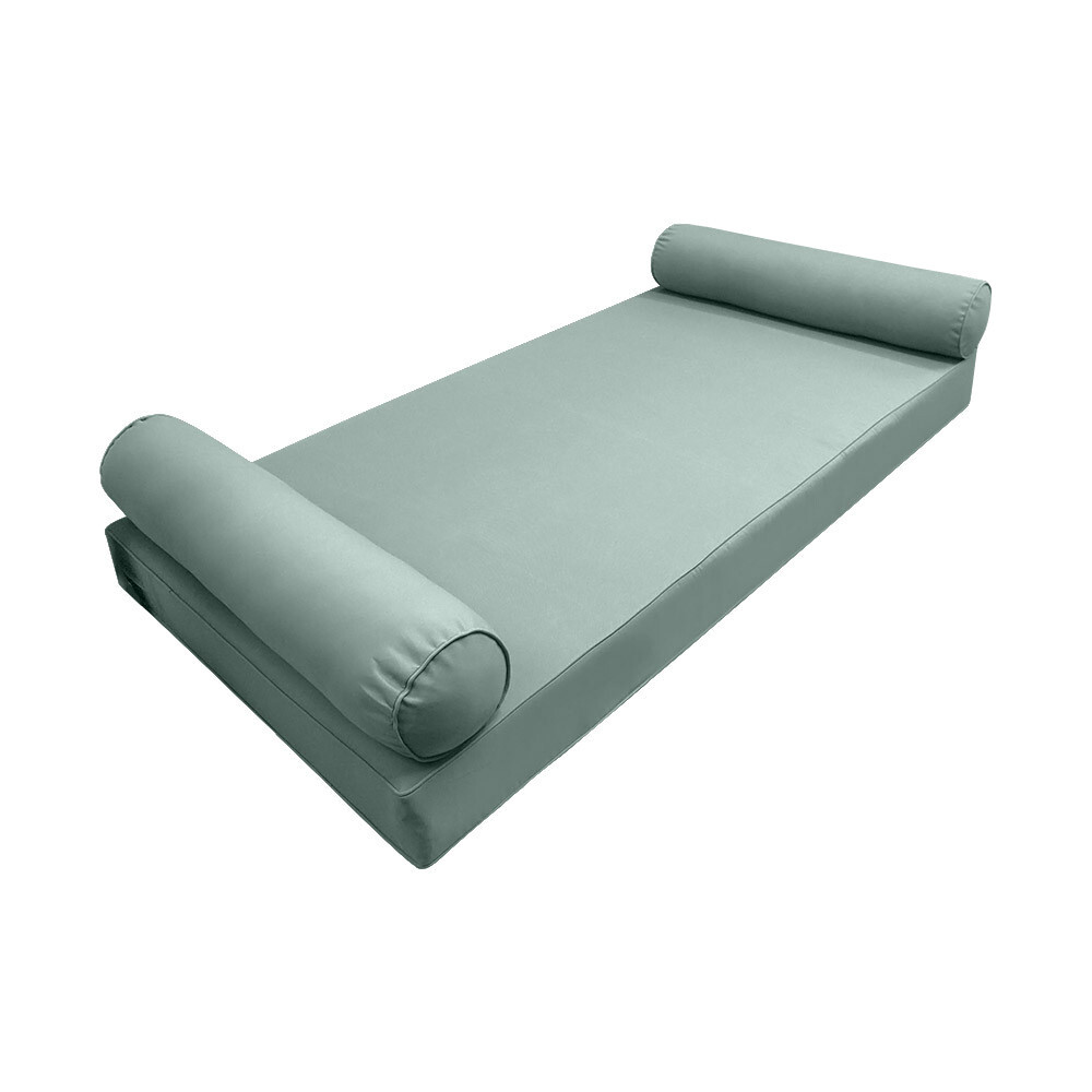 Style5 Queen Daybed Mattress Bolster Same Piped Insert Cover Complete Set-AD002