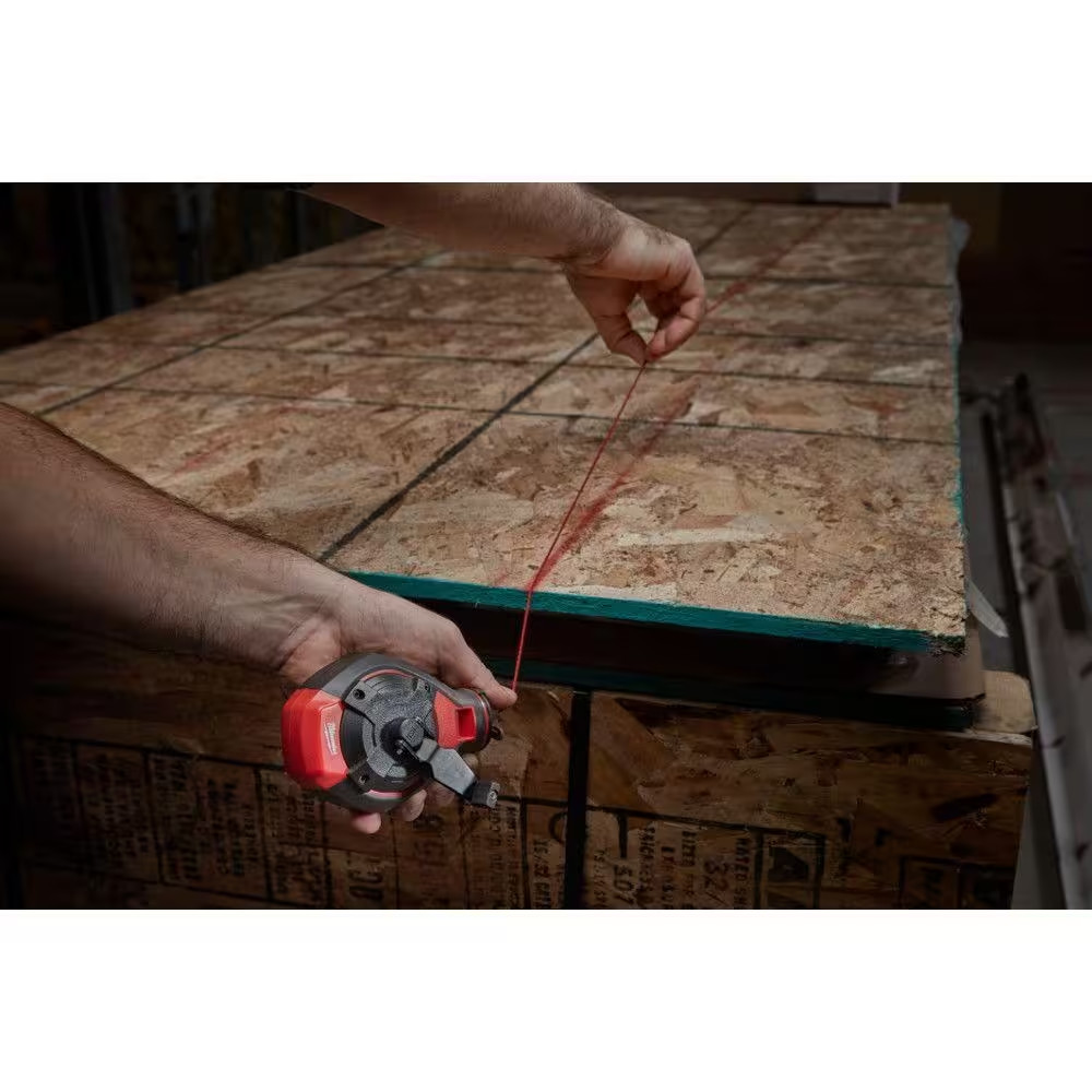 100 Ft. Bold Line Chalk Reel Kit with Red Chalk