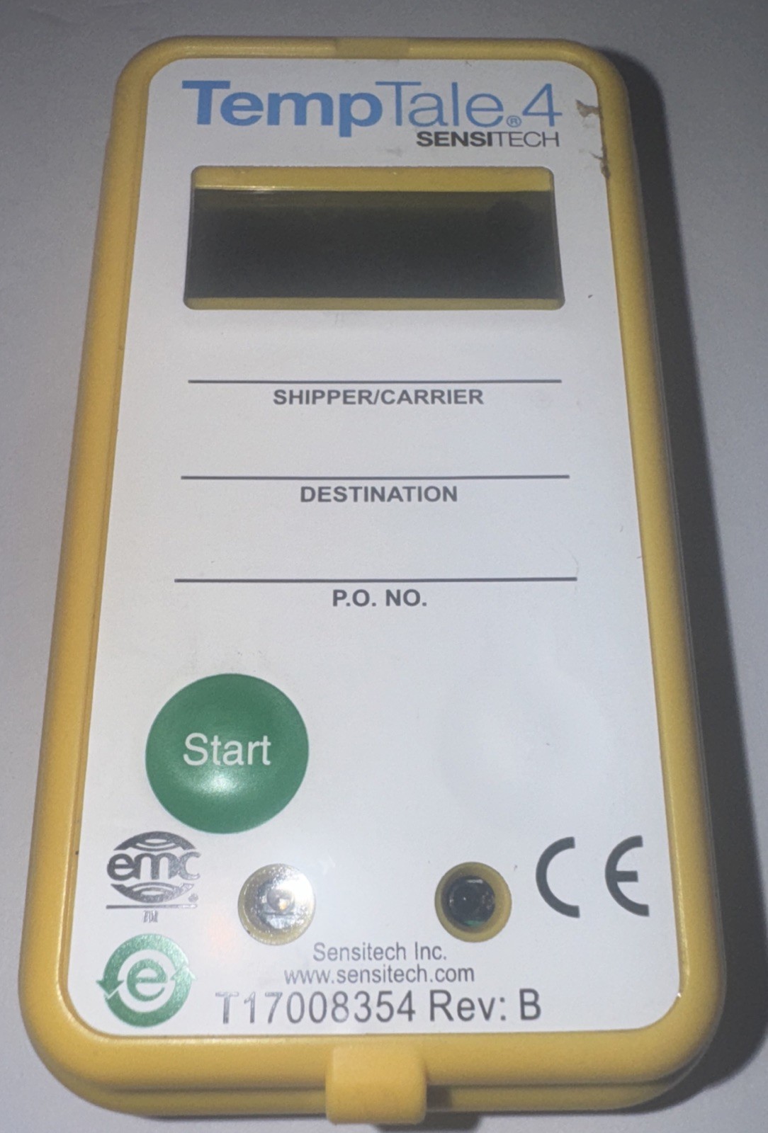 Sensitech TempTale 4 Wireless Temperature Tracking Monitor