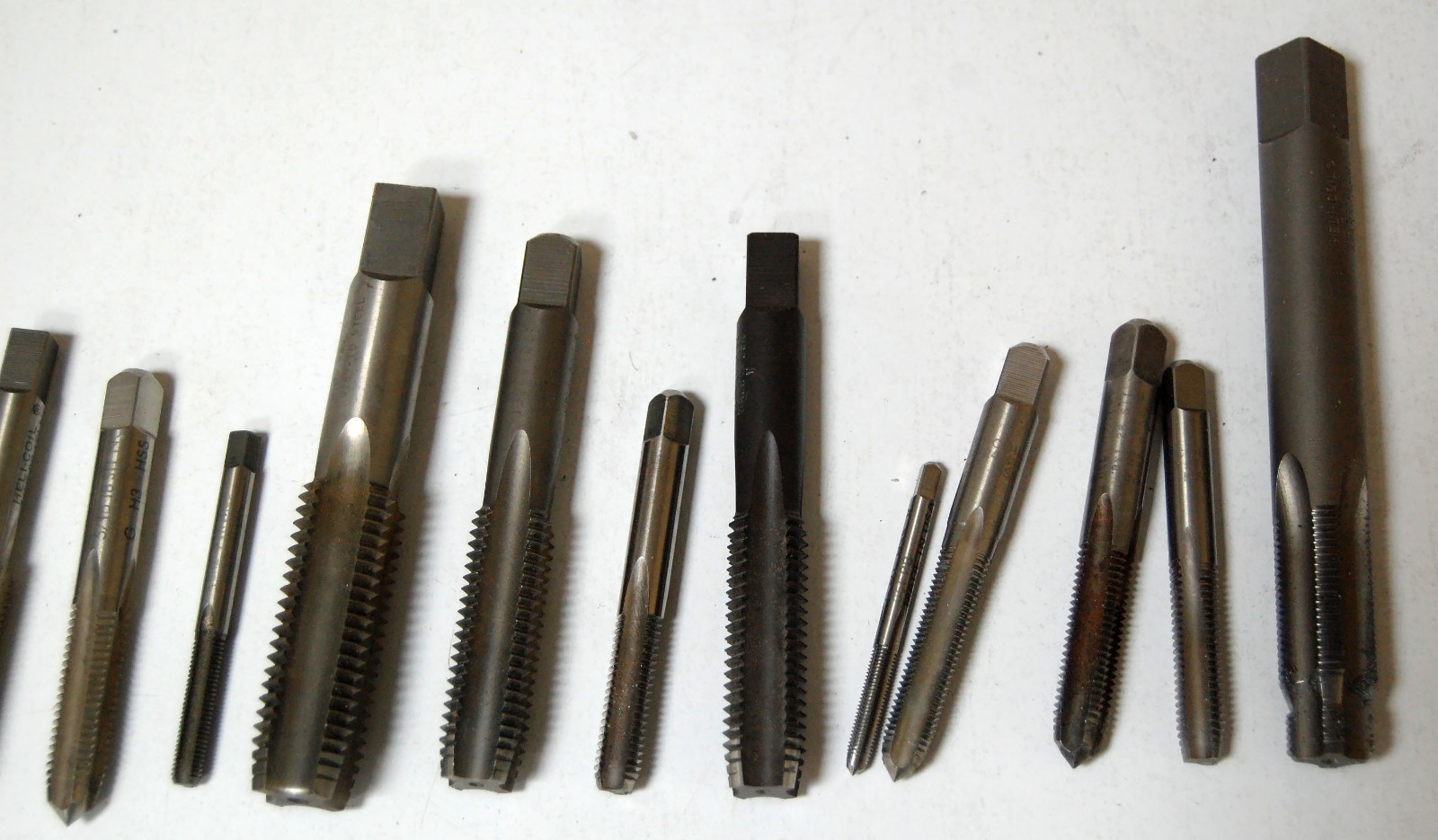 16 Assorted Helicoil Taps and Some Tools and Inserts Heli-Coil