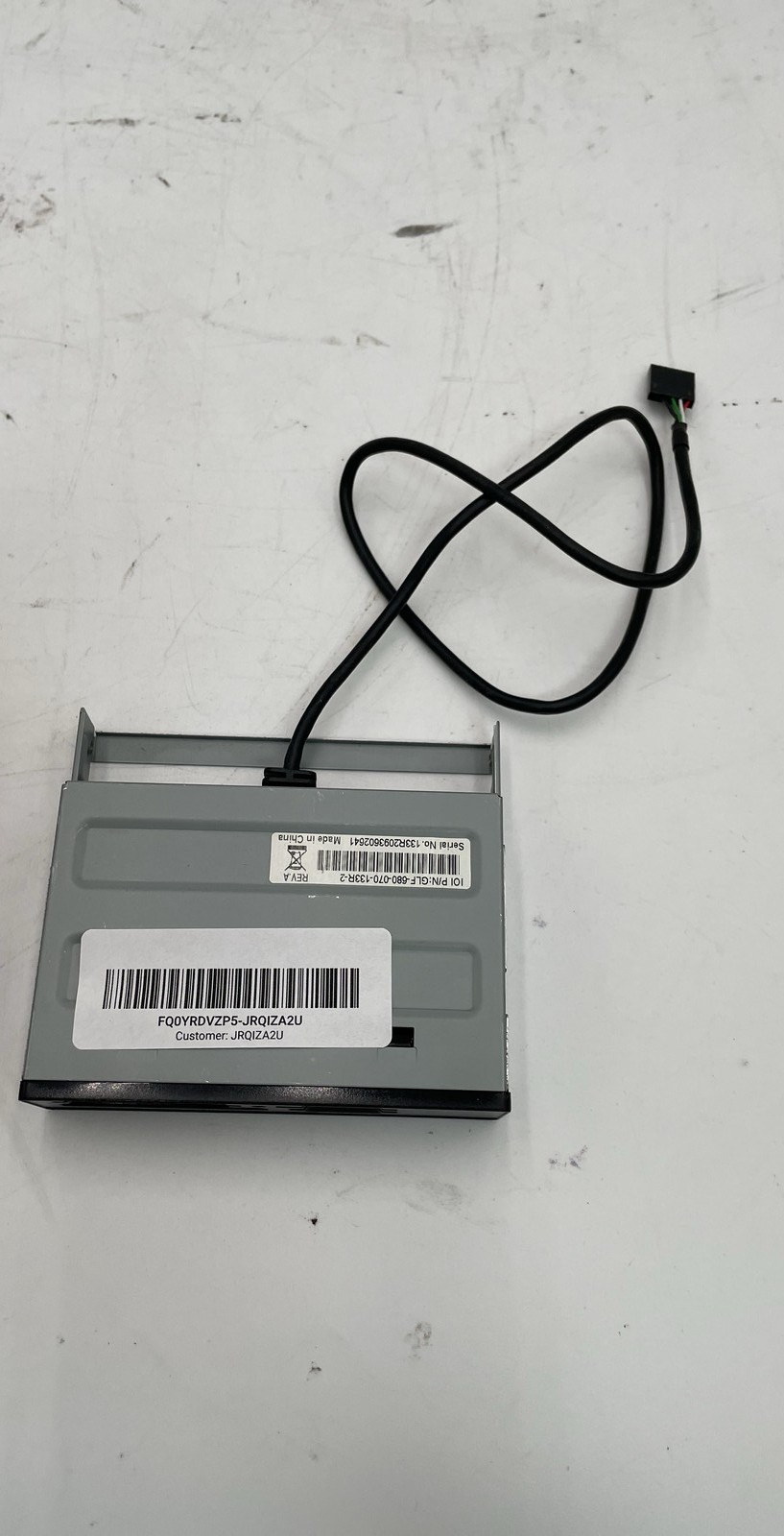 Gateway GLF-680-070-133R-2 Internal 3.5" Multi-Card Reader w/ Cable IOI Rev.A