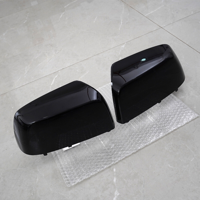 For 2015 -21 Colorado GMC Canyon Glossy Black Mirror Cover Cap Passenger&Driver