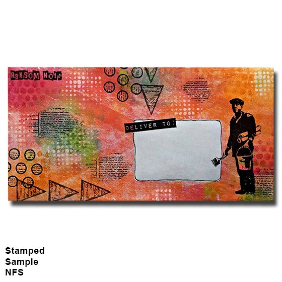 Mounted Rubber Stamp, DICTIONARY PAGE, Background Stamp, Collage, Mixed Media