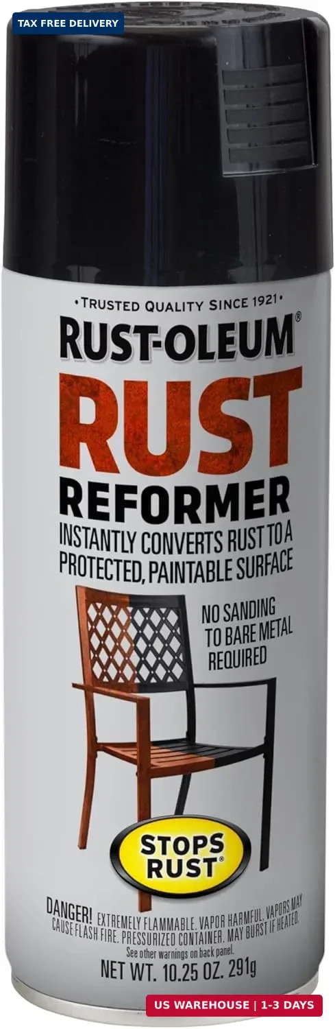Rust-Oleum Stops Rust Reformer Spray, Instantly Converts Rust to a Protected Pai