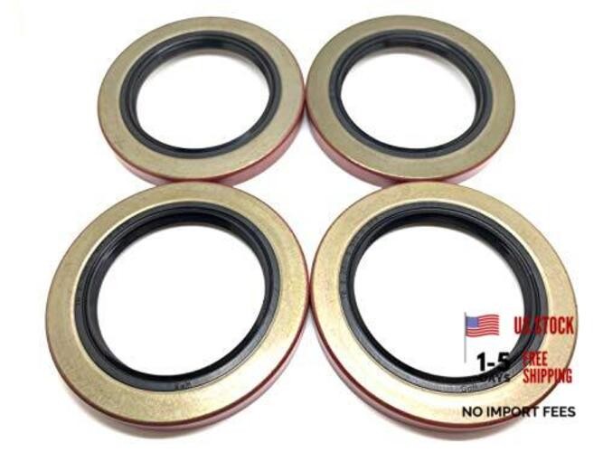 (Pack of 4) WPS Trailer Hub Wheel Grease Seal 10-36 (22333TB) 2.250'' I.D. for