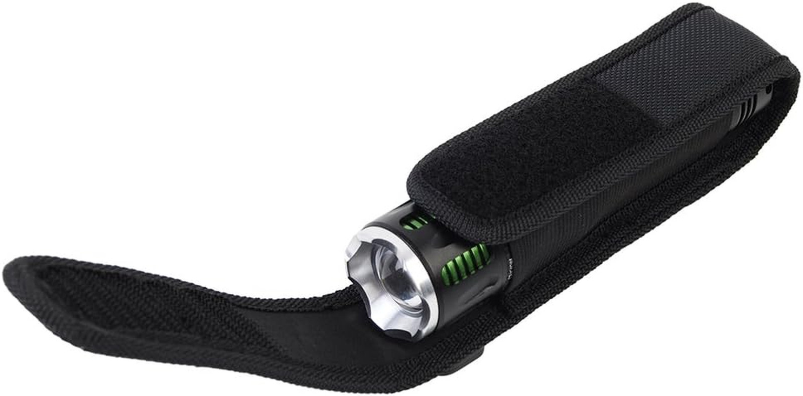 2-Pack Flashlight Pouch Holster Holder for 5"-6.5" Flash Light Compatible with F