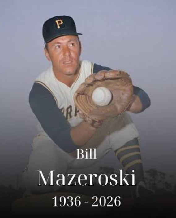 2026 Pittsburgh Pirates Bill Mazeroski Memorial Jersey Patch ~ Black