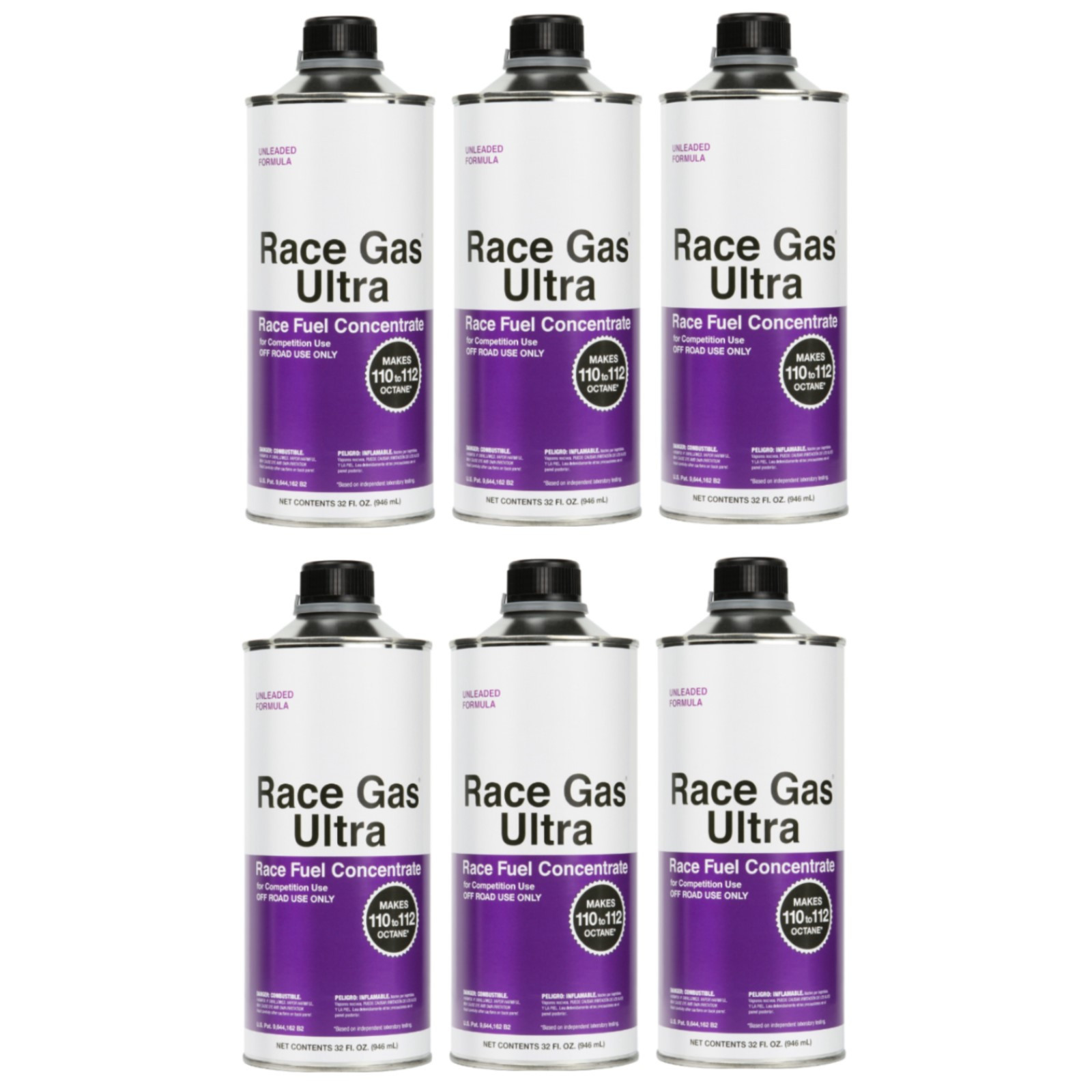 Race Gas 200032 32 oz. Cans of Offroad Ultra Race Concentrate, Set of 6