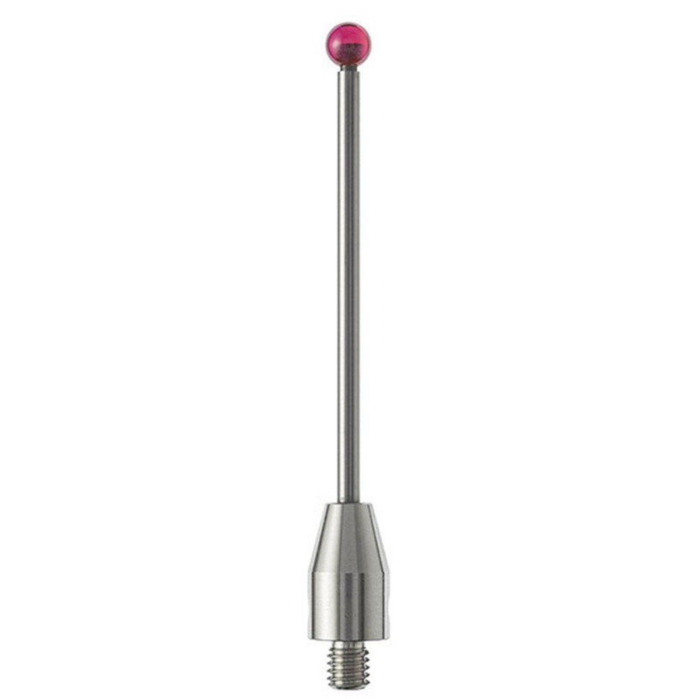 Stylus CMM Probe Thread Touch 3mm Tip 50mm Ceramic Ceramic And White Steel
