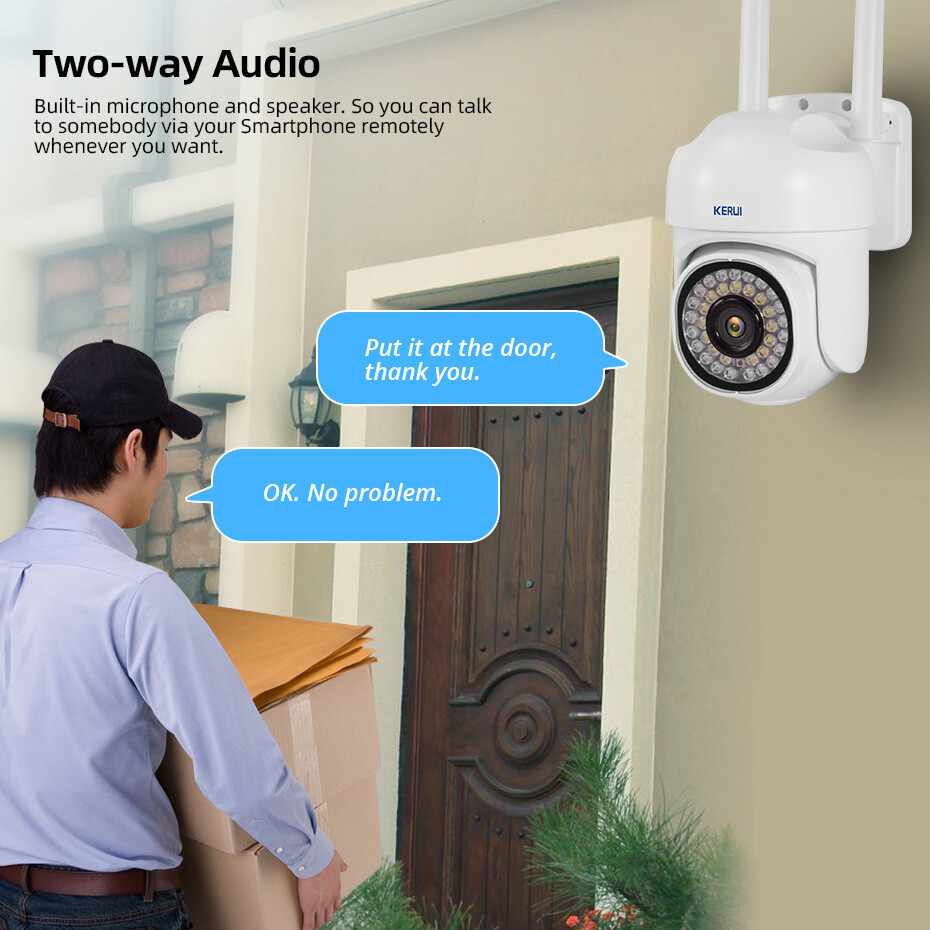 KERUI 5MP Wireless WiFi Security Camera System Smart Outdoor Night Vision 1080P
