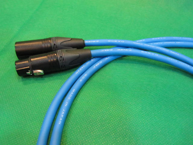 10 Ft Canare DA206 110 Ohm AES/EBU Digital Cable With XLR M to F Neutrik Gold.