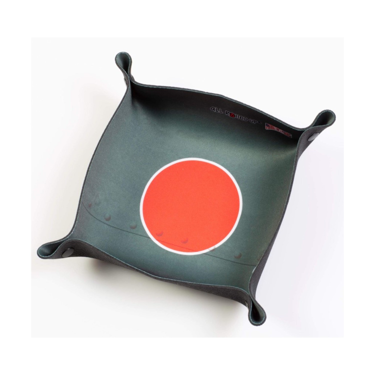 All Rolled Folding Square Dice Tray All Rol  WWII - Japan Folding Square D New