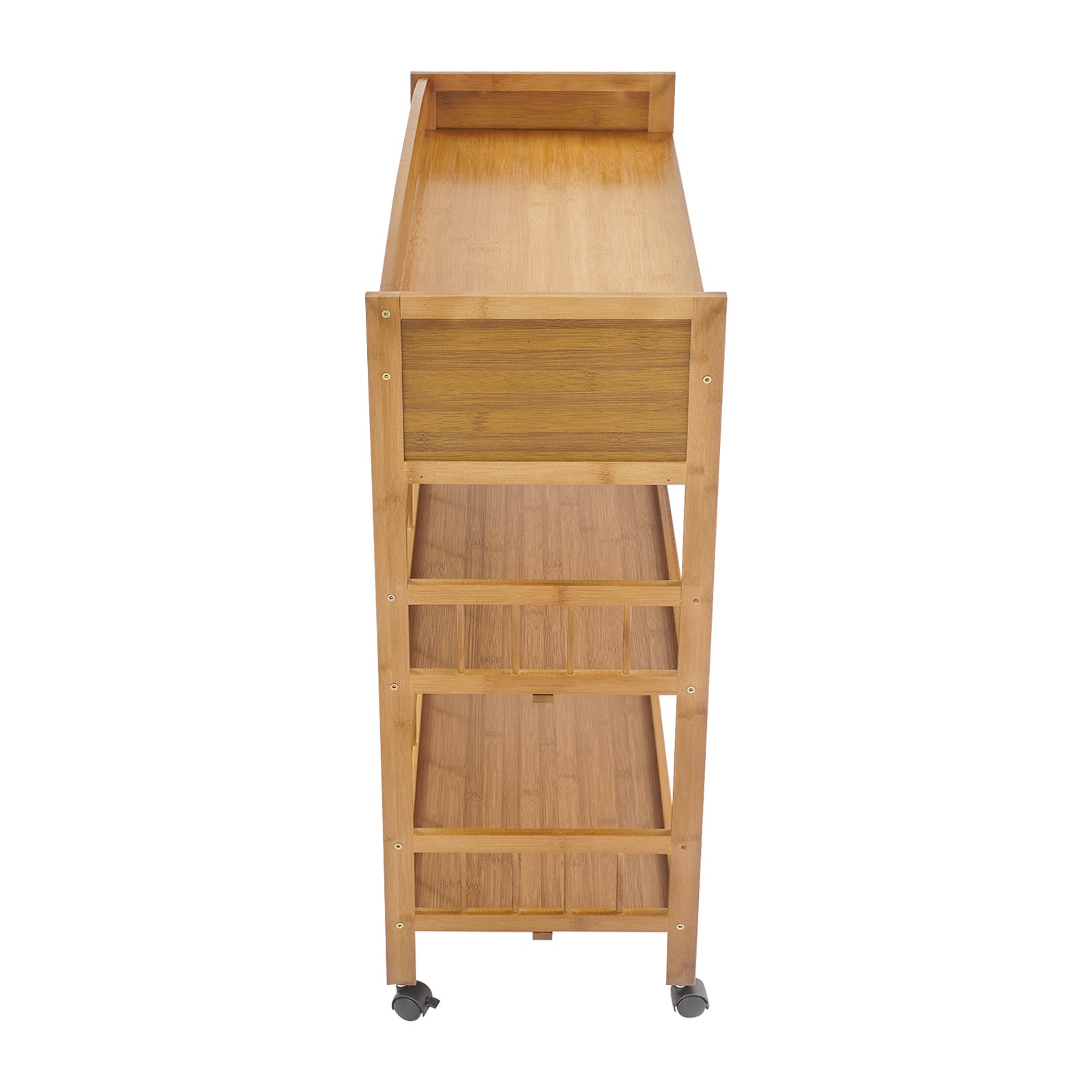 3 Tier Rolling Cart, Kitchen Serving Storage Cart, Storage Organizer Cart
