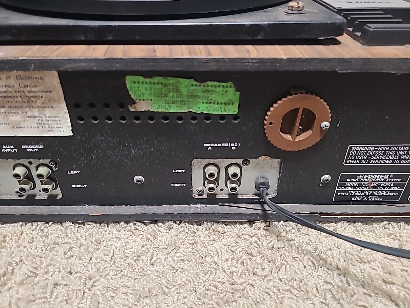 Fisher MC-4050 A