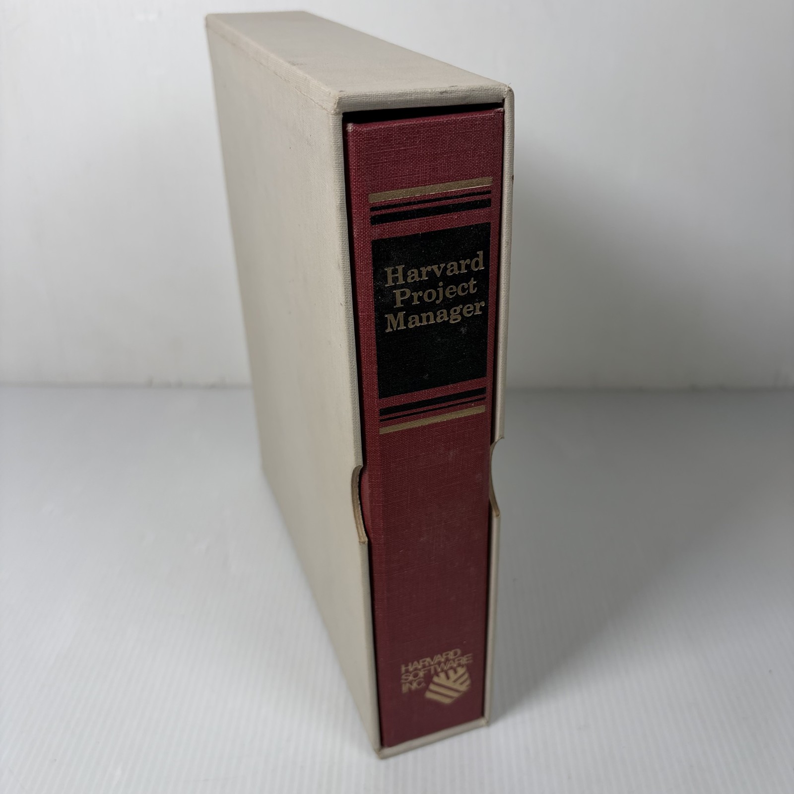 Vintage Harvard Project Manager Software 3.5" Floppy Disk & Manuals PC DOS