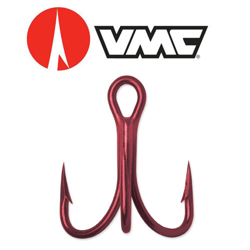 VMC 4x-Strong Treble Hook 9626 O'Shaughnessy Tin Red Choose - Pack Bulk