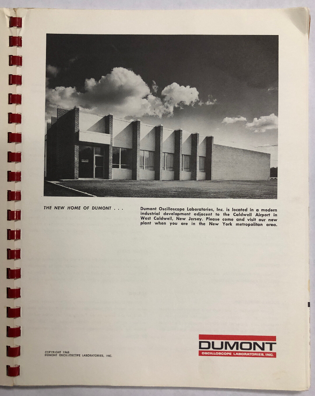 Dumont Short Form Catalog No. 684 Dated 1968