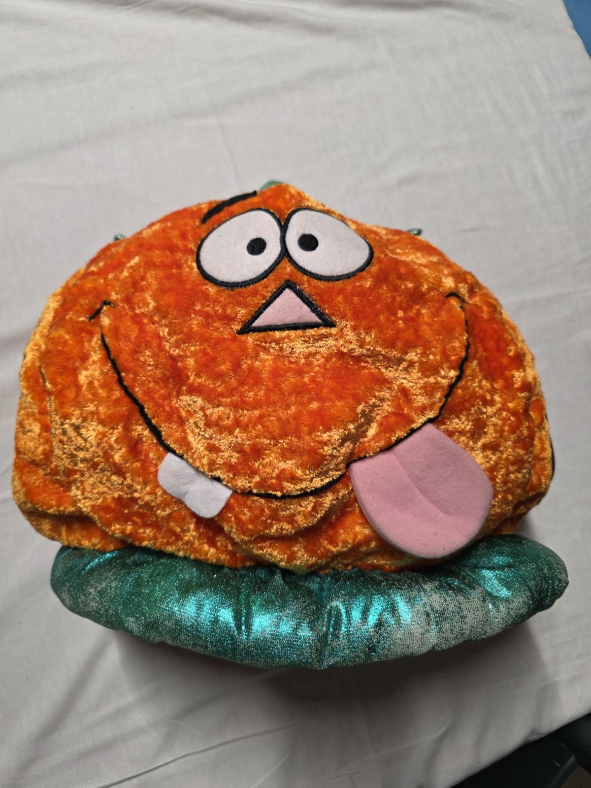 Happy Haunters Hat Topper Pumpkin NWT