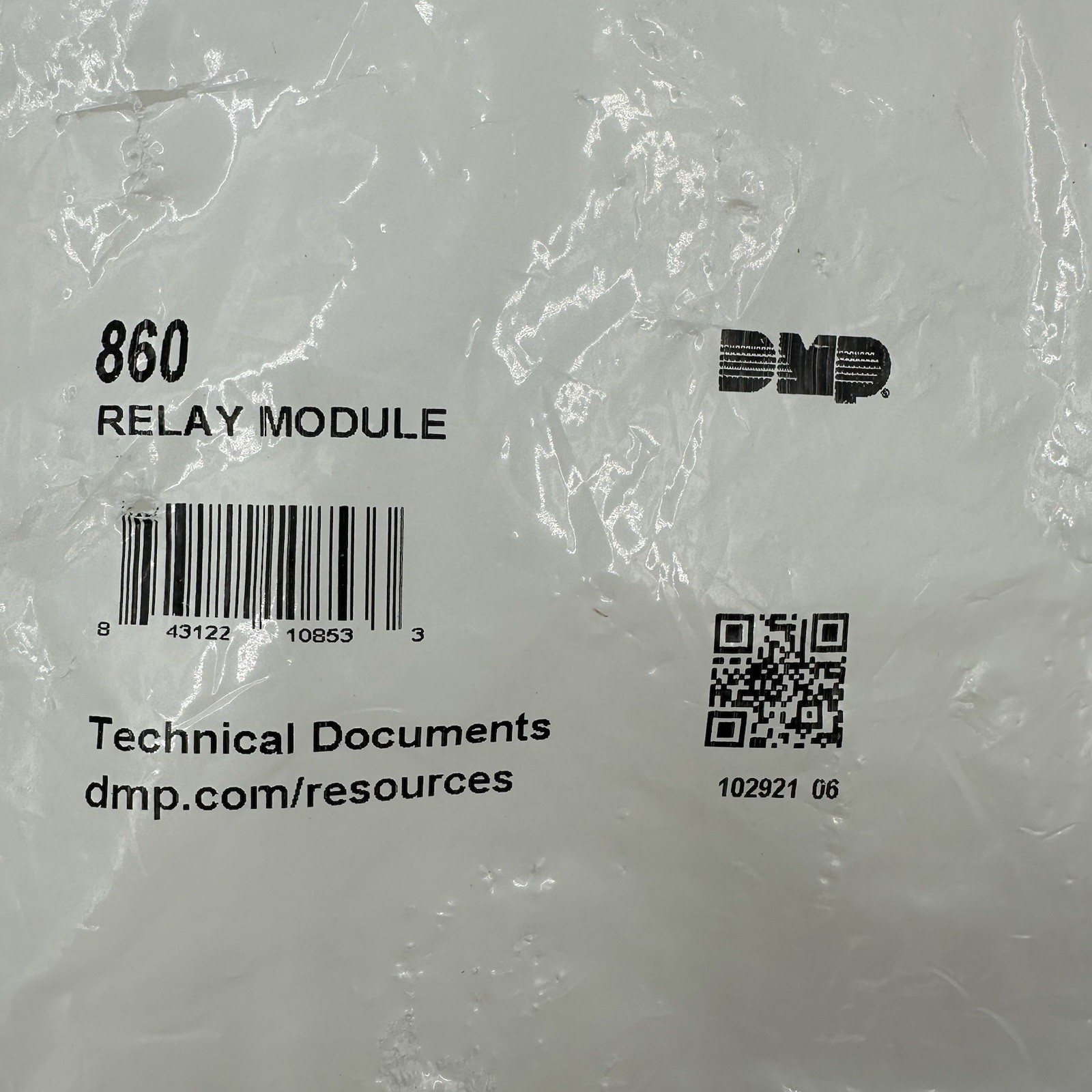 DMP 860 Relay Module Alarm Output Board w/ Hardware HPK.860 New Open Pkg