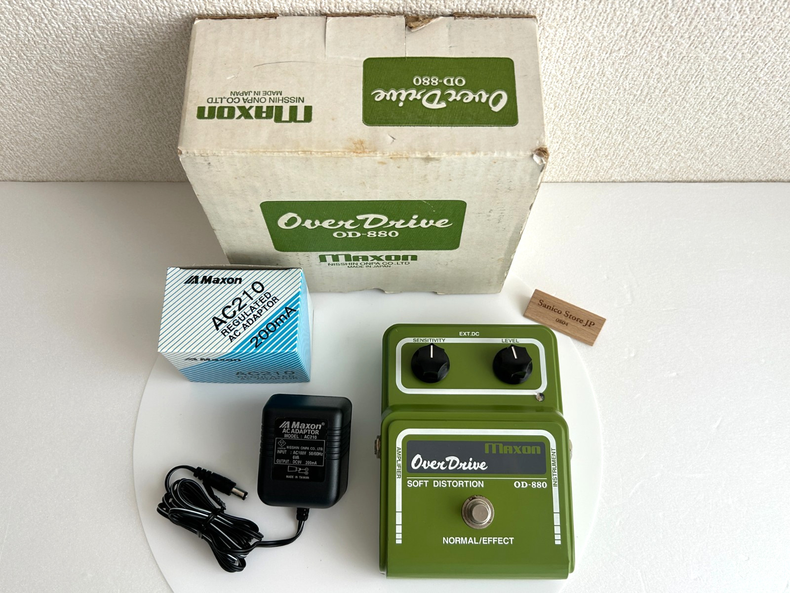 Maxon OD-880 Overdrive Guitar Effect Pedal Tested Working Made in Japan w/box