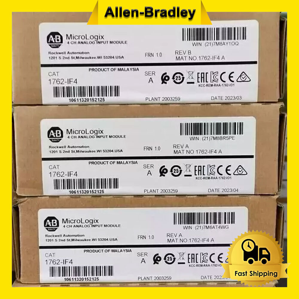 New Factory Sealed New AB 1762-IF4 New in Box Free Shipping PLC 1PC
