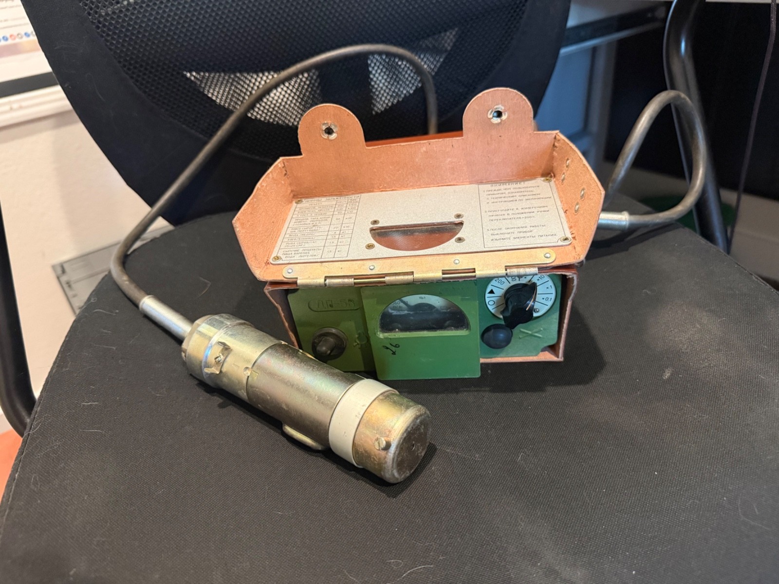 Soviet Dosimeter DP-5V Military Chernobyl Radiation Detector - Repair Project