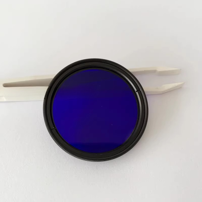 Protective glass window sheet blue optical filter QB3