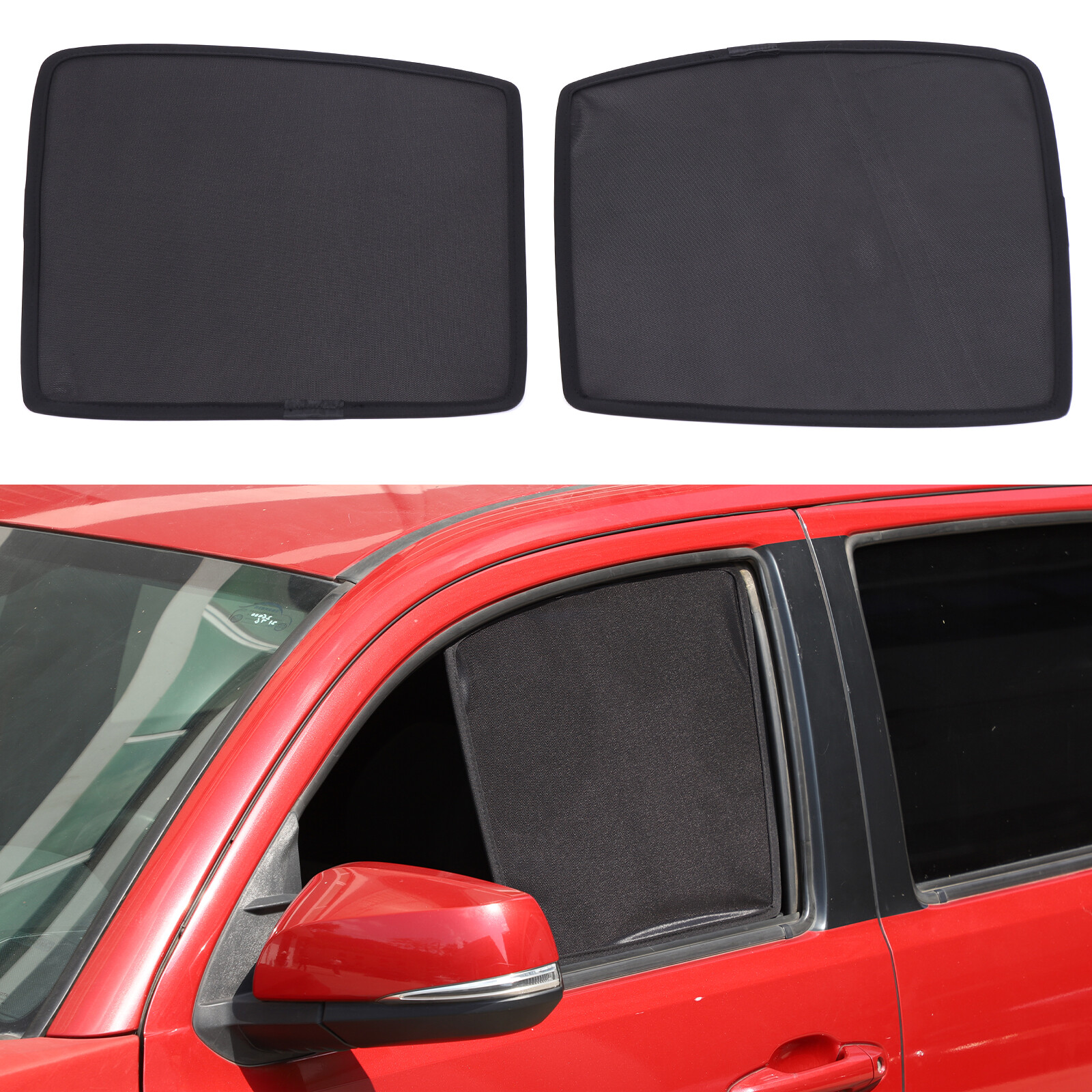 2pcs Front Side Window Sun Shades Privacy Blind Fits Toyota Tacoma 2016-2022