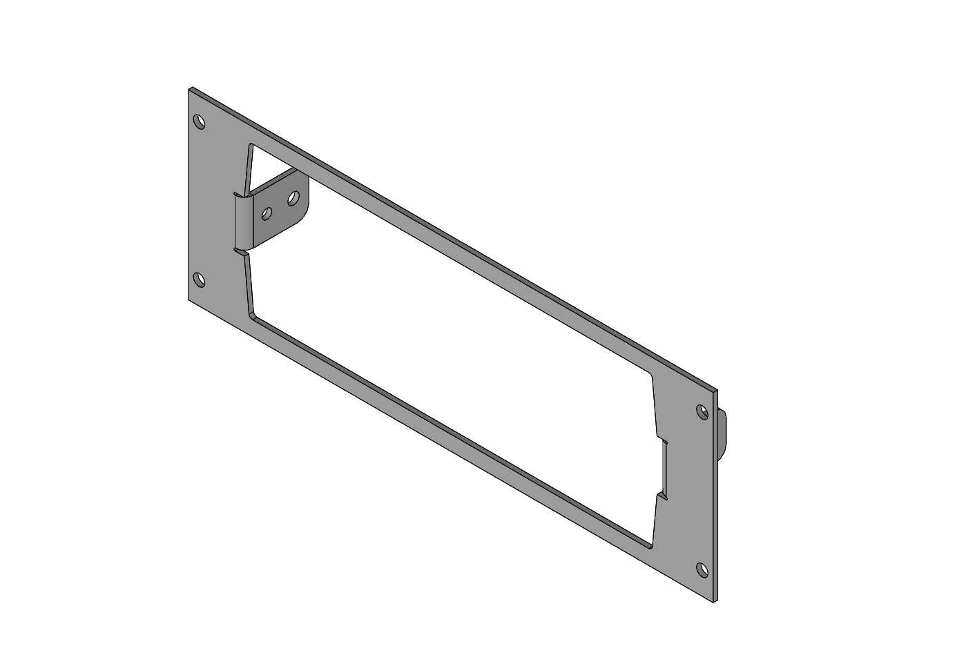 Havis C-EB30-KCH-1P 1-Piece Bracket, 3" Mounting Space - Fits Kenwood KCH-20R