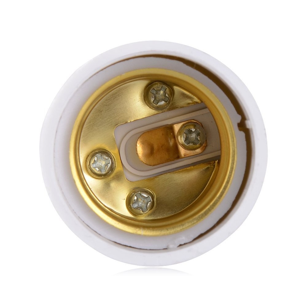 GU24 to E27/E26 Bulb Adapter 2-Pack - Safe, Durable, Easy Installation