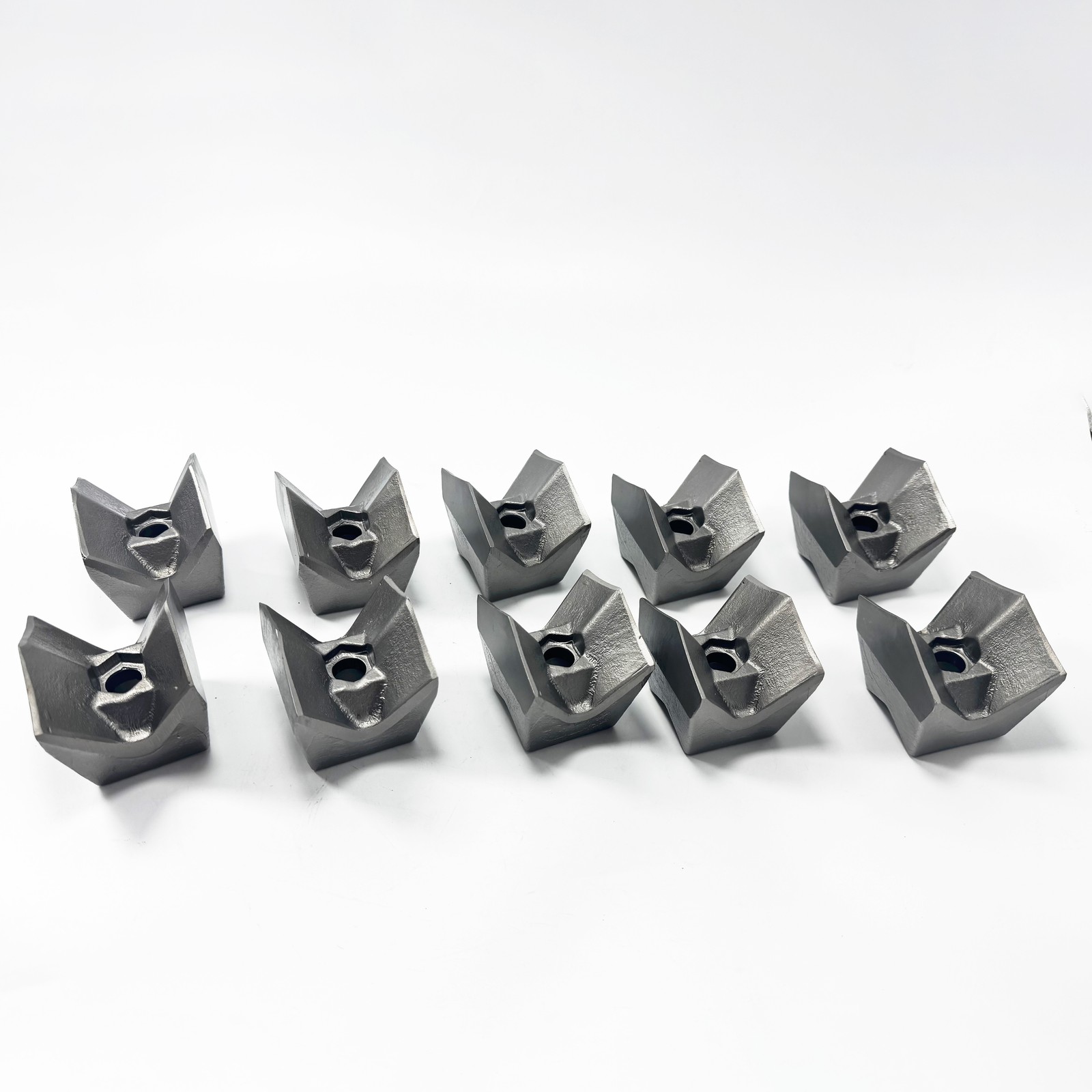 For Fecon Cubit Reversible Knife Teeth 20Pcs Replacement
