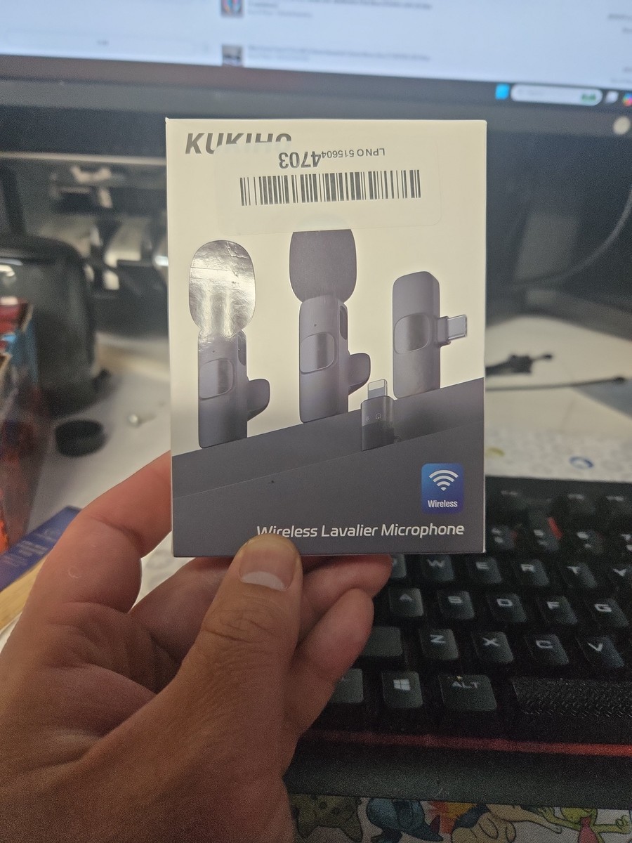 KUKINO Wireless Lavalier Microphone